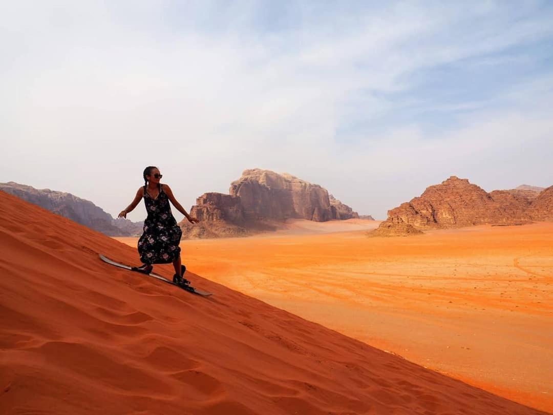 Moon City Camp Bed and Breakfast Wadi Rum Eksteriør billede